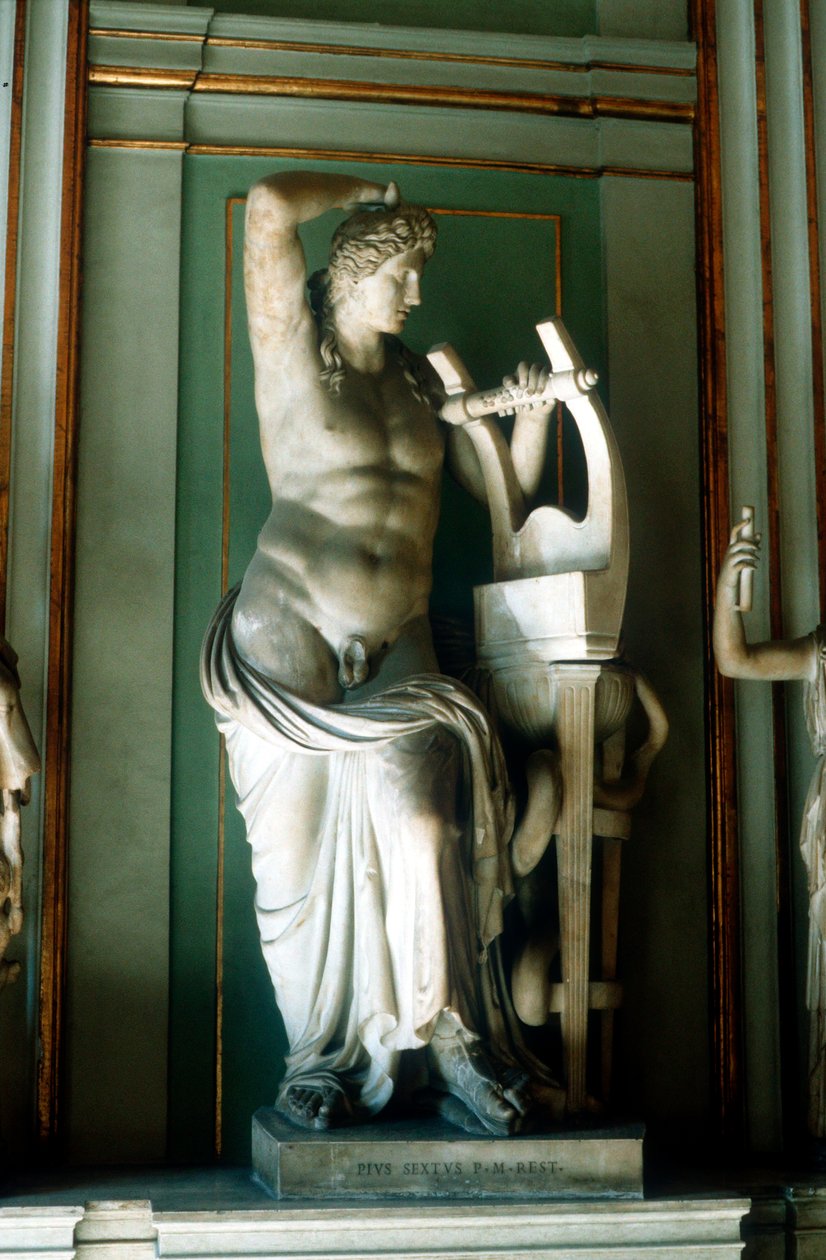 Lyre Du Dieu Grec Apollon Art Artisanal Grec/Reproduction. Sculpture