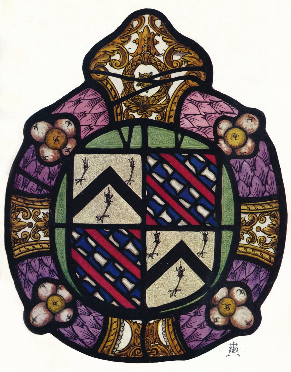 Armoiries de Sir Reginald Bray, K.G., vers 1900, 1936 - Unbekannt