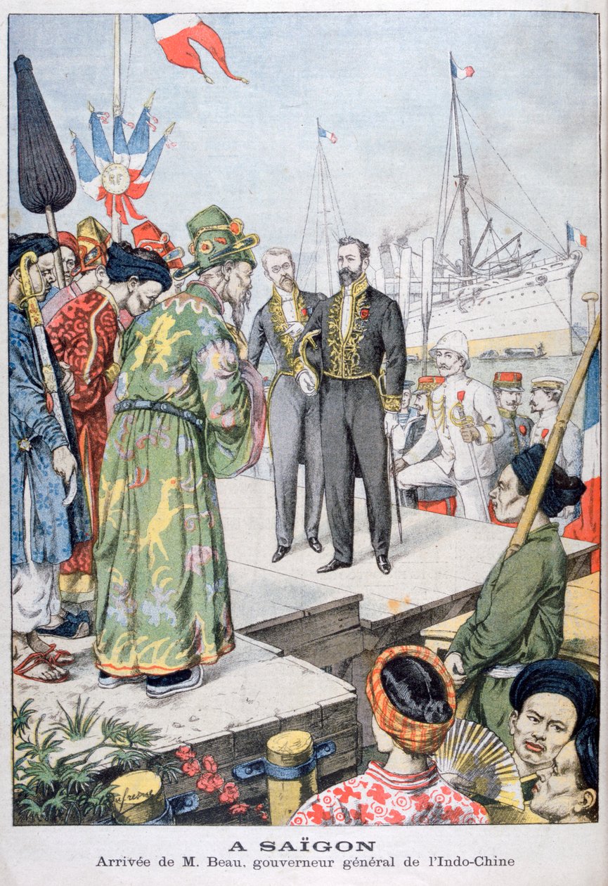 Arrivée à Saïgon de Paul Beau, Gouverneur Général de l