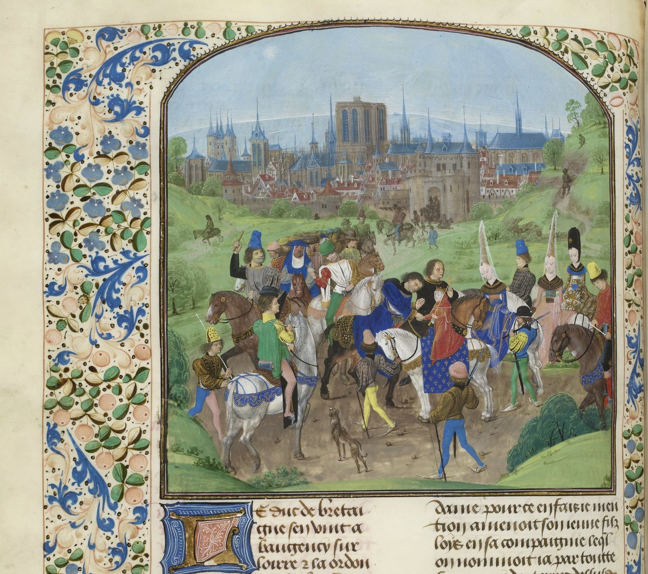 Arrivée du duc Louis II d
