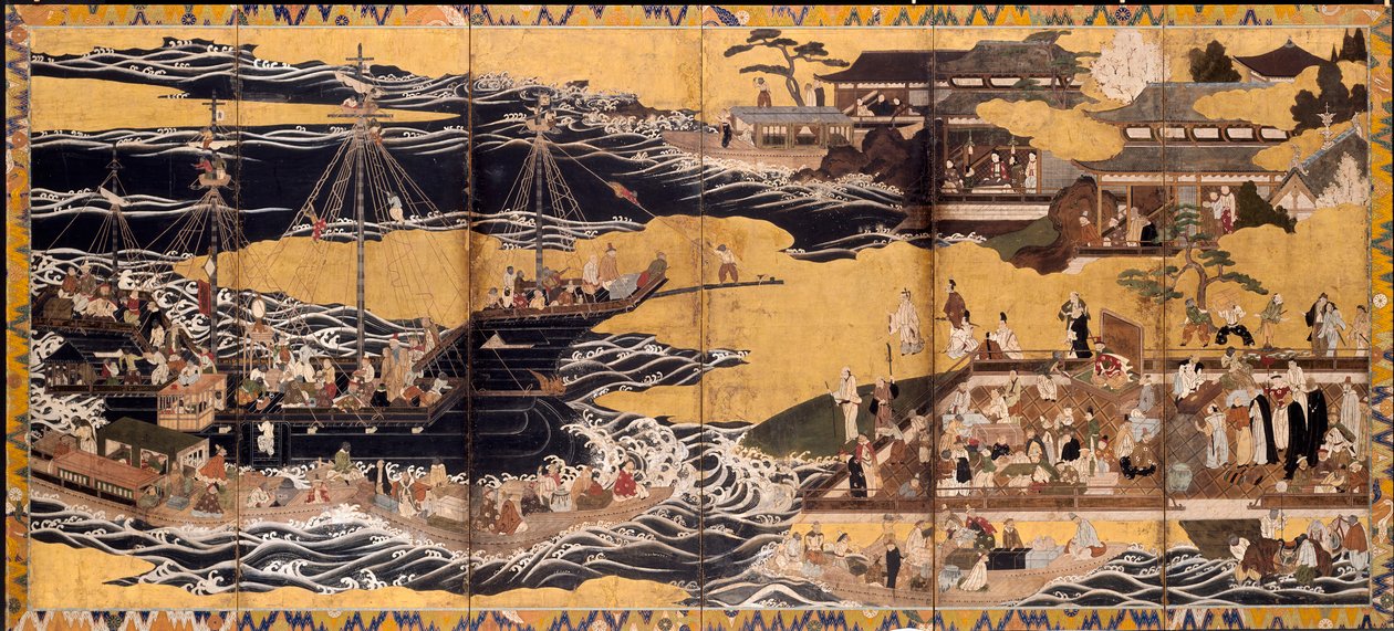 Arrivée des Barbares du Sud, vers 1600 - Unbekannt