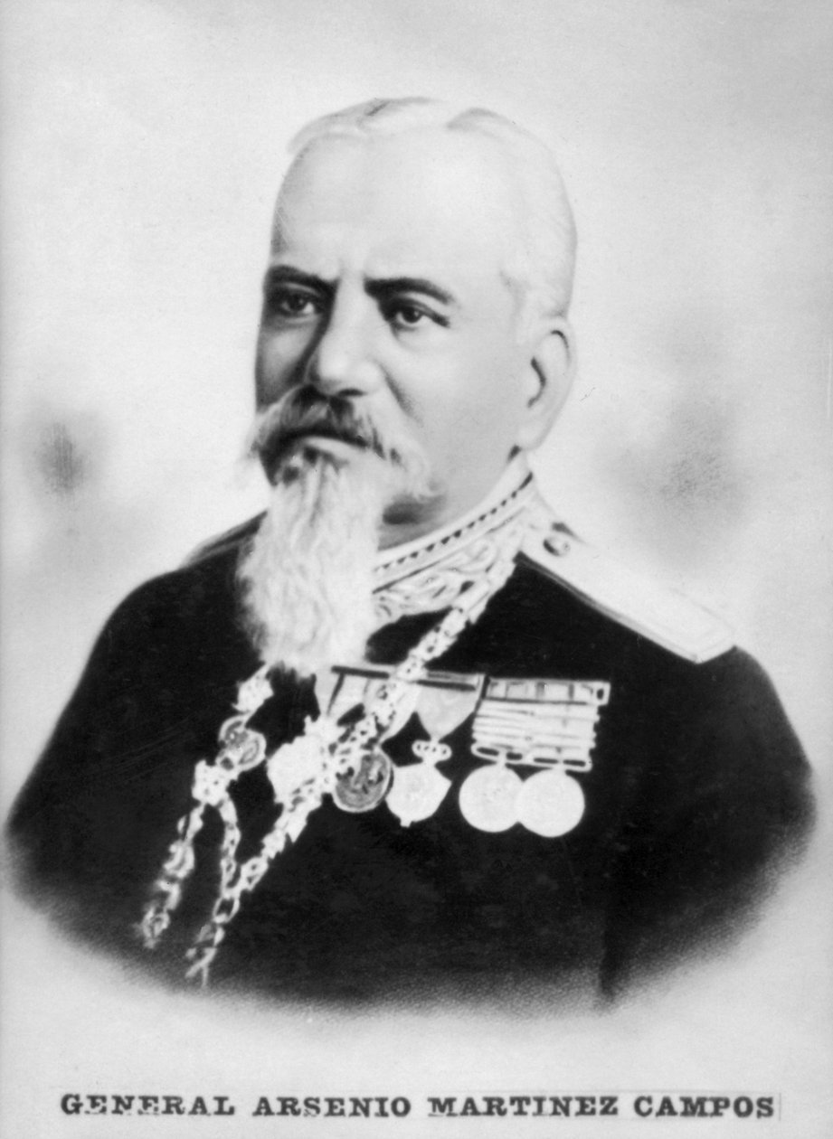 Arsenio Martinez Campos, né en 1821, vers 1910 - Unbekannt