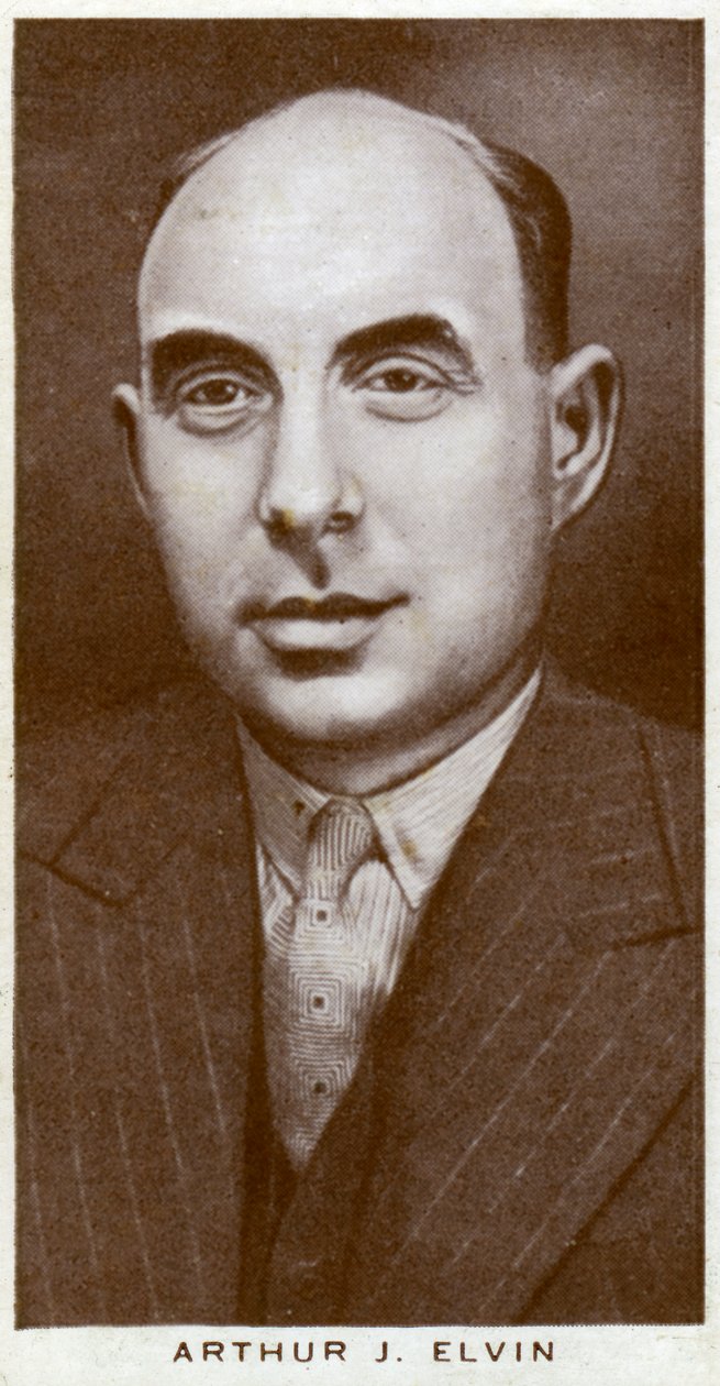 Arthur J Elvin, promoteur de boxe britannique, 1938 - Unbekannt