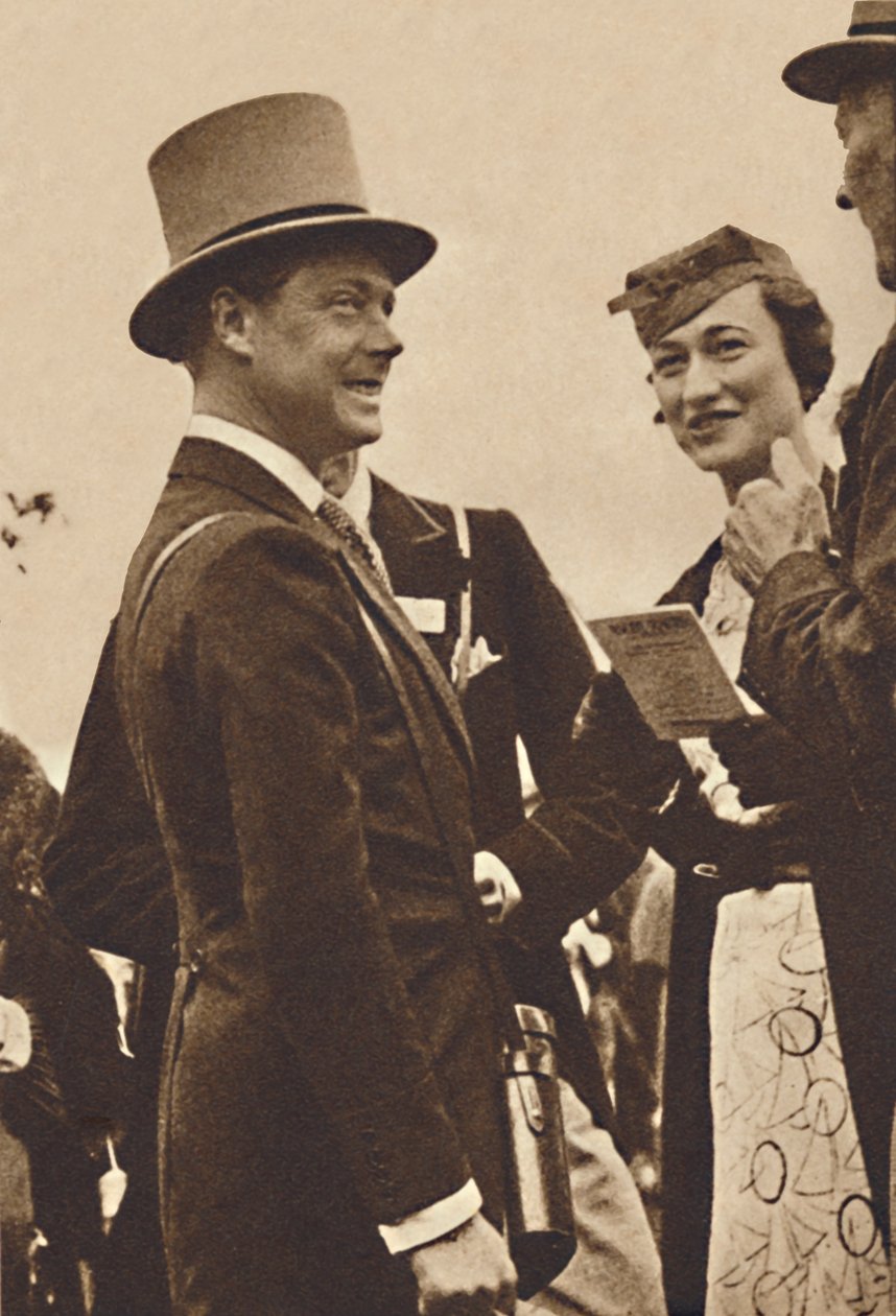 Ascot, juin, 1935 - Roi Édouard, alors prince de Galles, avec Mme Simpson, 1937 - Unbekannt
