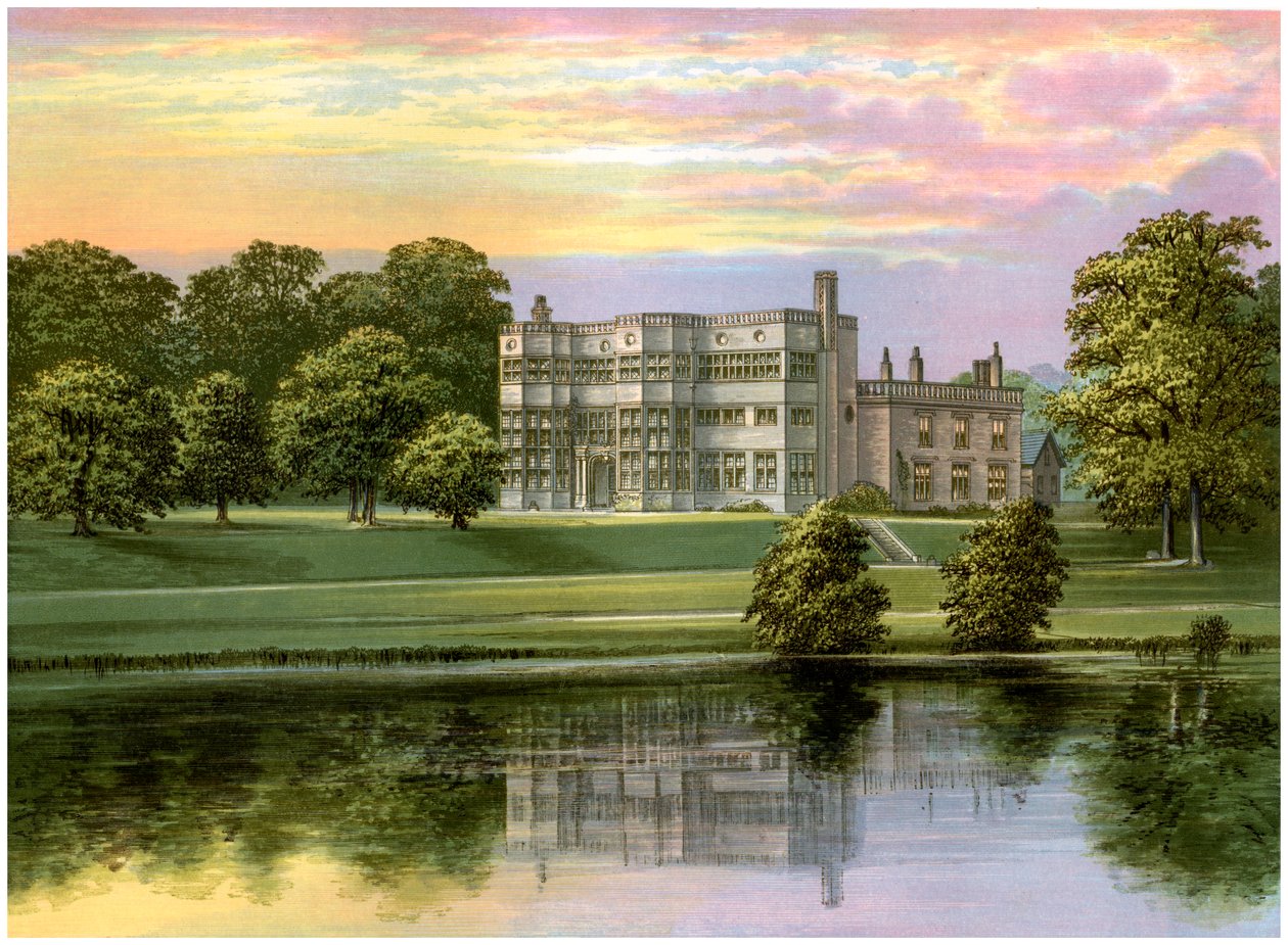 Astley Hall, Lancashire, maison du baronnet de Hoghton, vers 1880 - Unbekannt