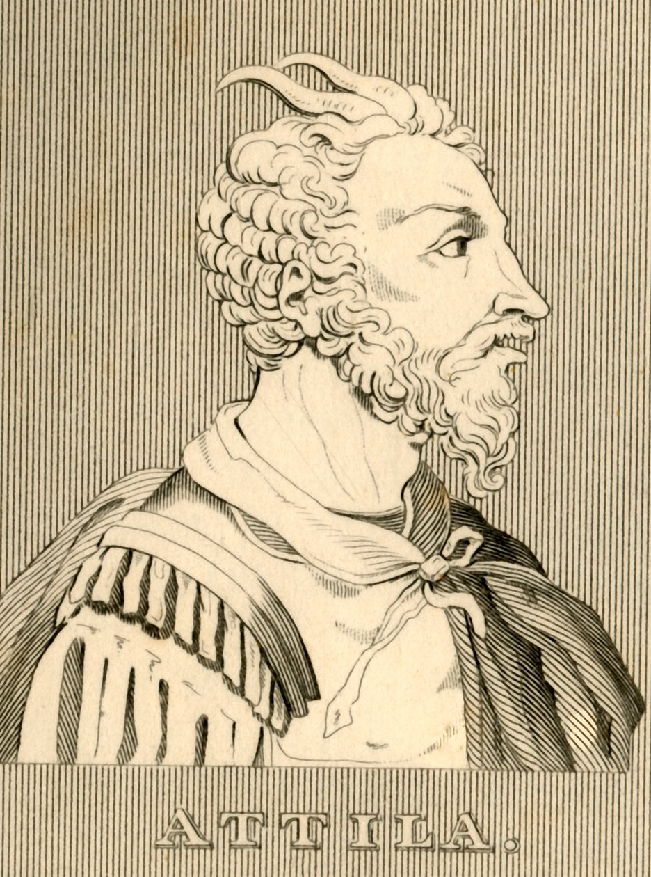 Attila, vers 406-453, 1830 - Unbekannt