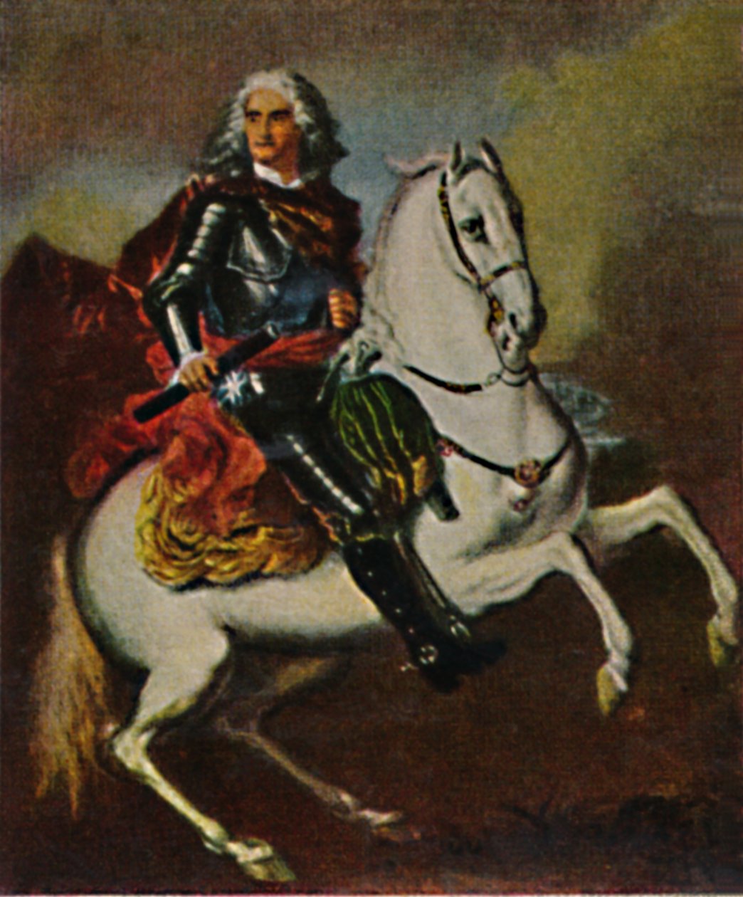 August der Starke 1670-1733 - Peinture de Silvestre, 1934 - Unbekannt
