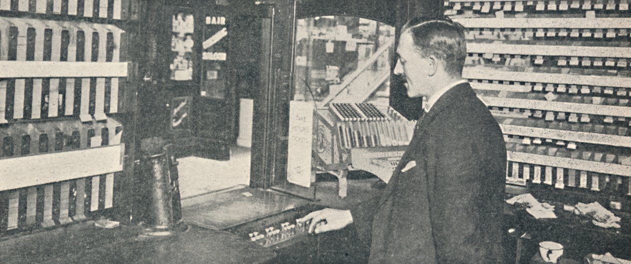 Machines automatiques de billets et de monnaie à Westminster, 1926 - Unbekannt