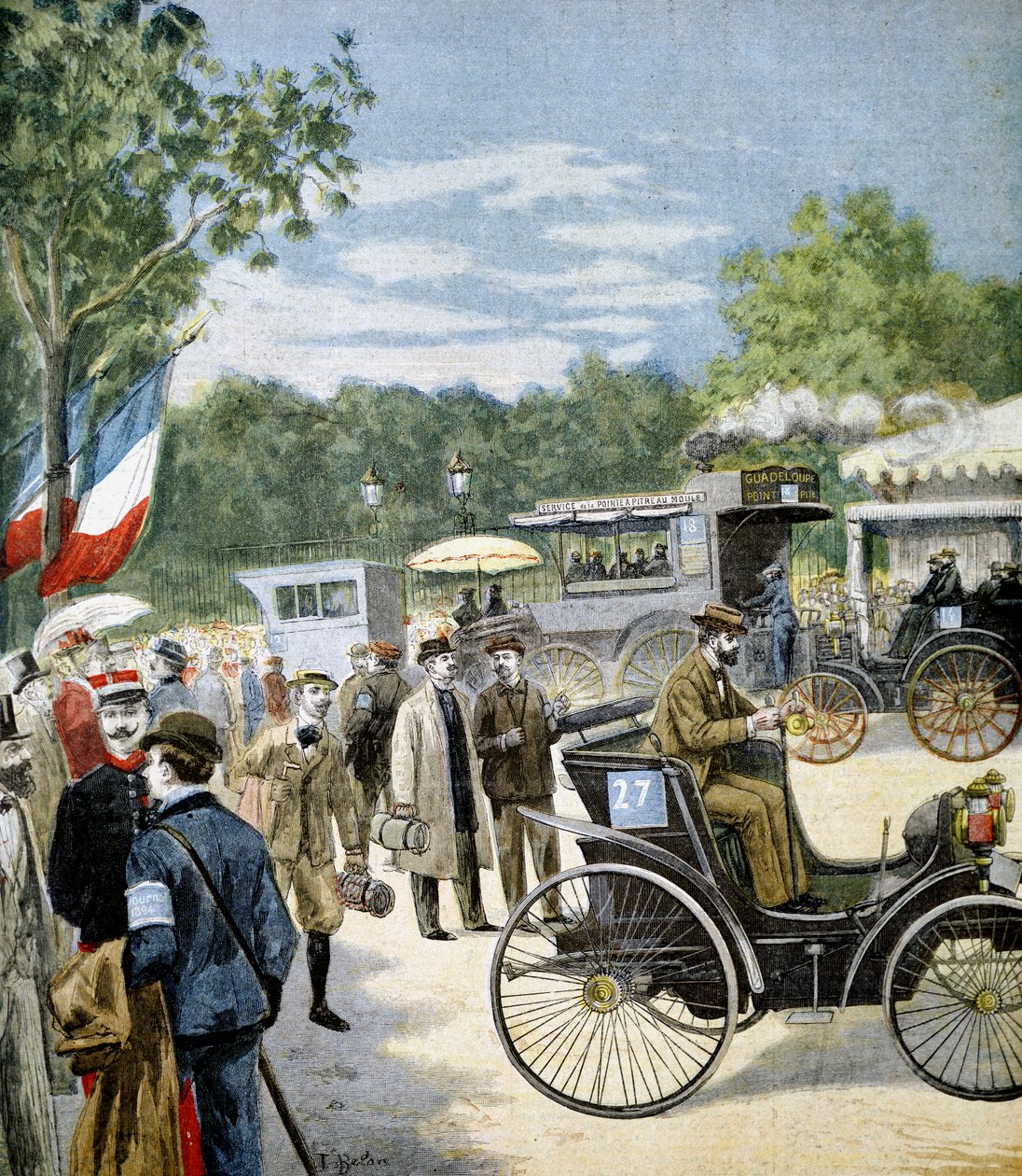 Essai de fiabilité automobile entre Paris et Rouen, parrainé par Le Petit Journal - Unbekannt