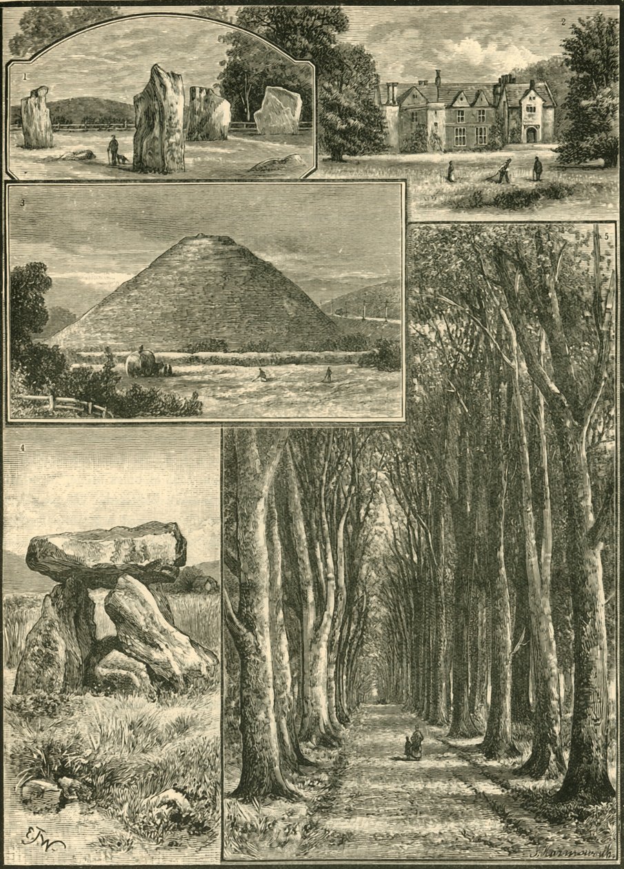 Avebury. Littlecote. Silbury. Devils Den. Grand Avenue., 1898 - Unbekannt