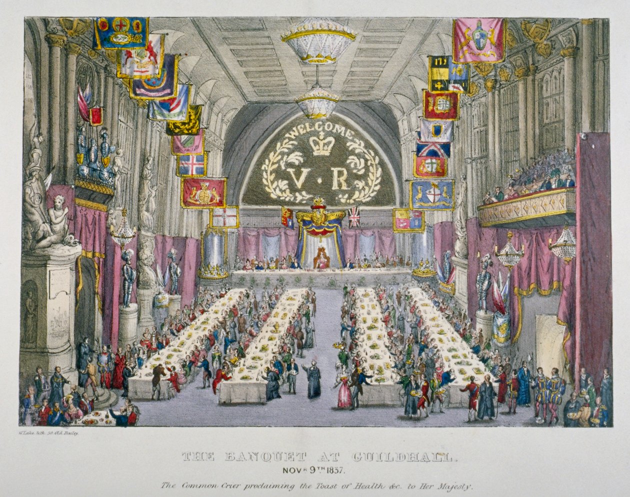 Banquet au Guildhall en l
