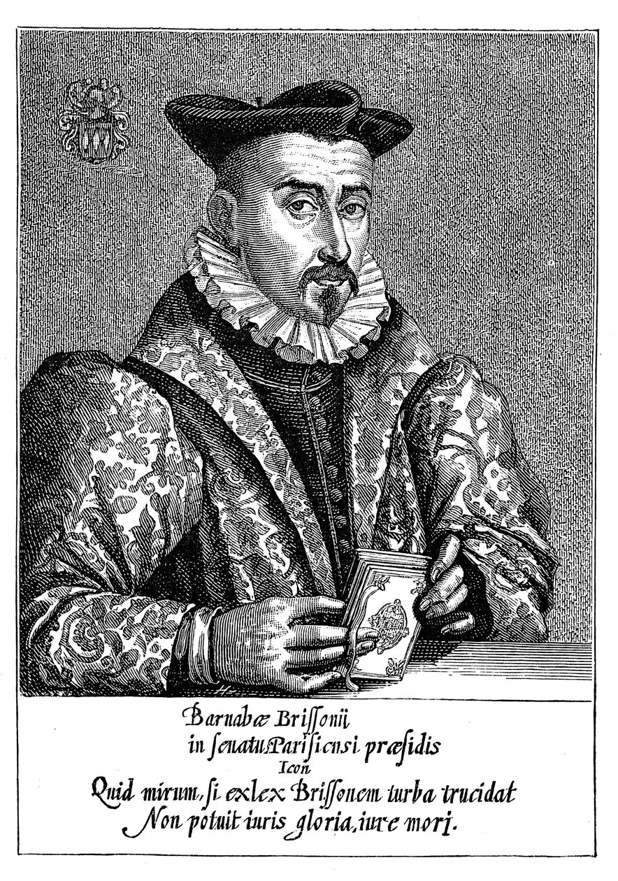 Barnabe Brisson, philologue et juriste français du 16e siècle - Unbekannt