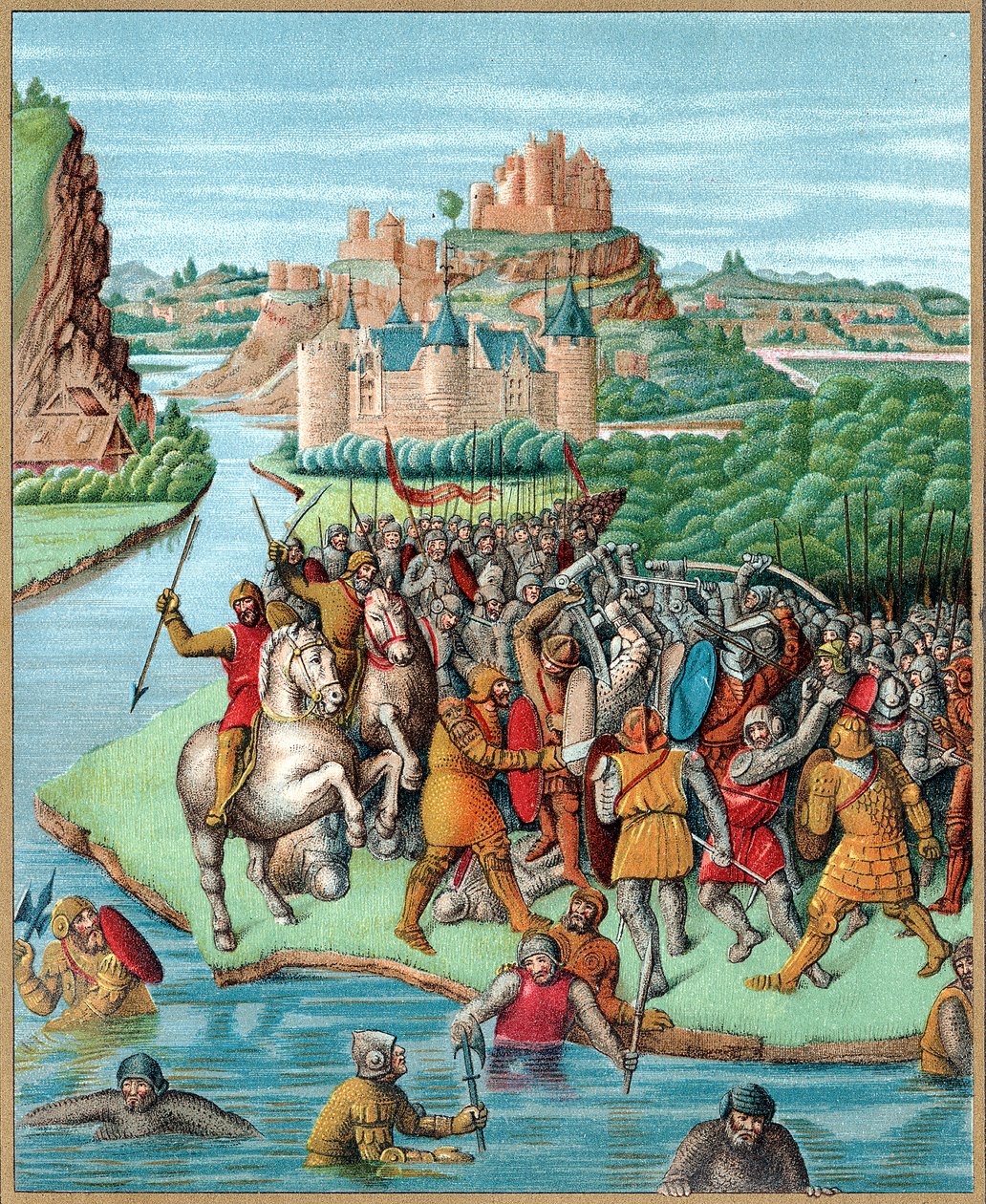Bataille entre Bacchides et Jonathan, Révolte des Maccabées, 160 av. J.-C., 19ème siècle - Unbekannt