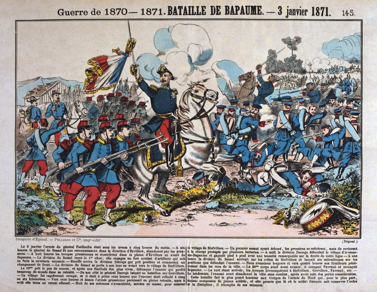 Bataille de Bapaume, guerre franco-prussienne, 3 janvier 1871 - Unbekannt