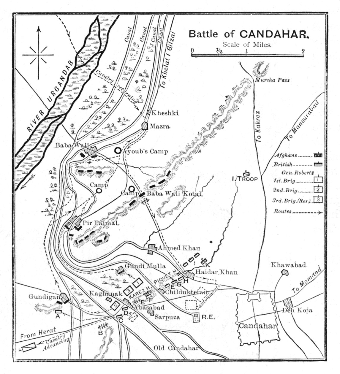 Bataille de Candahar : Plan, 1902 - Unbekannt