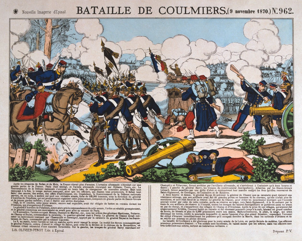 Bataille de Coulmiers, guerre franco-prussienne, 9 novembre 1870 - Unbekannt
