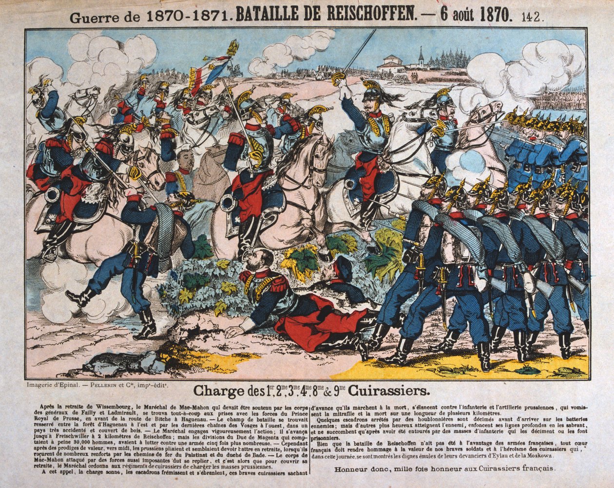 Bataille de Reichshoffen, guerre franco-prussienne, 6 août 1870 - Unbekannt