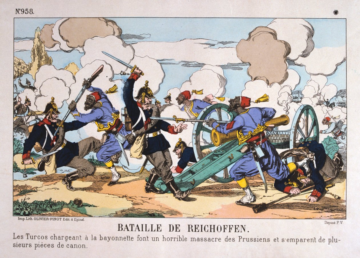 Bataille de Reichshoffen, guerre franco-prussienne, 6 août 1870 - Unbekannt