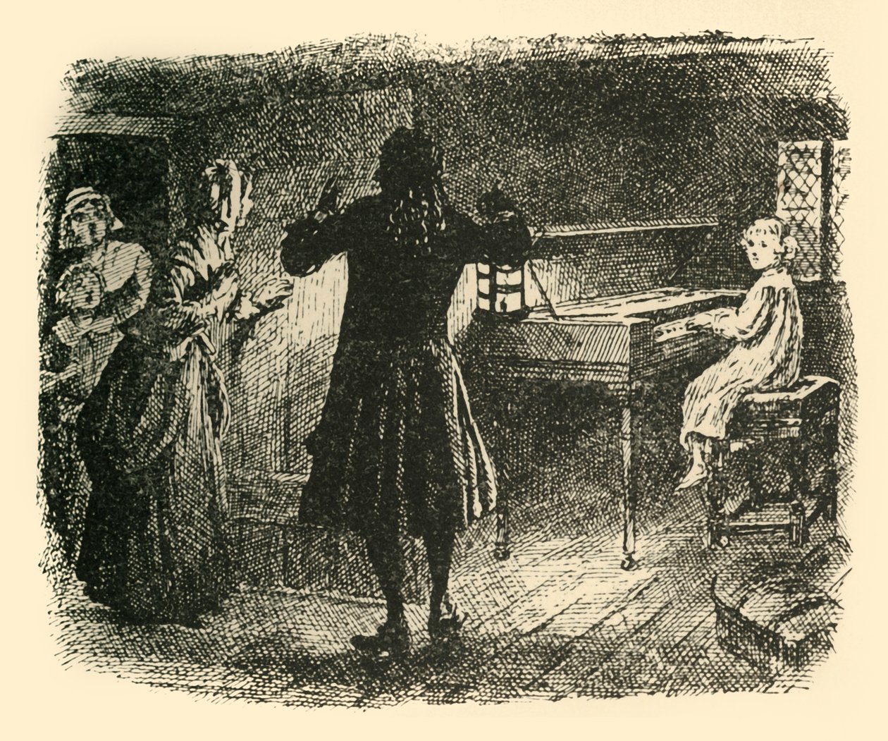 Faisant signe silencieusement aux autres de le suivre, 1907 - Unbekannt