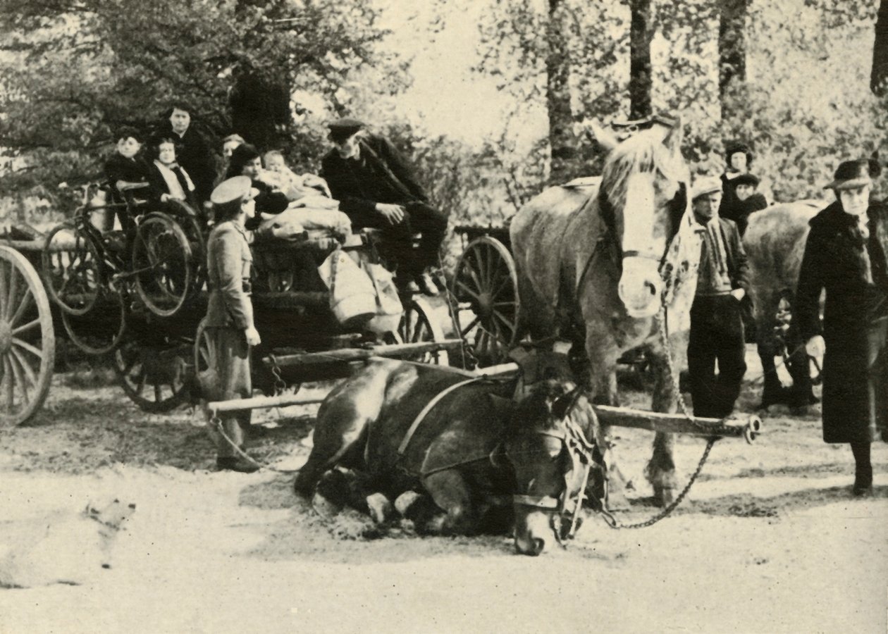 Réfugiés belges sur la route, 1939-1940, 1941 - Unbekannt