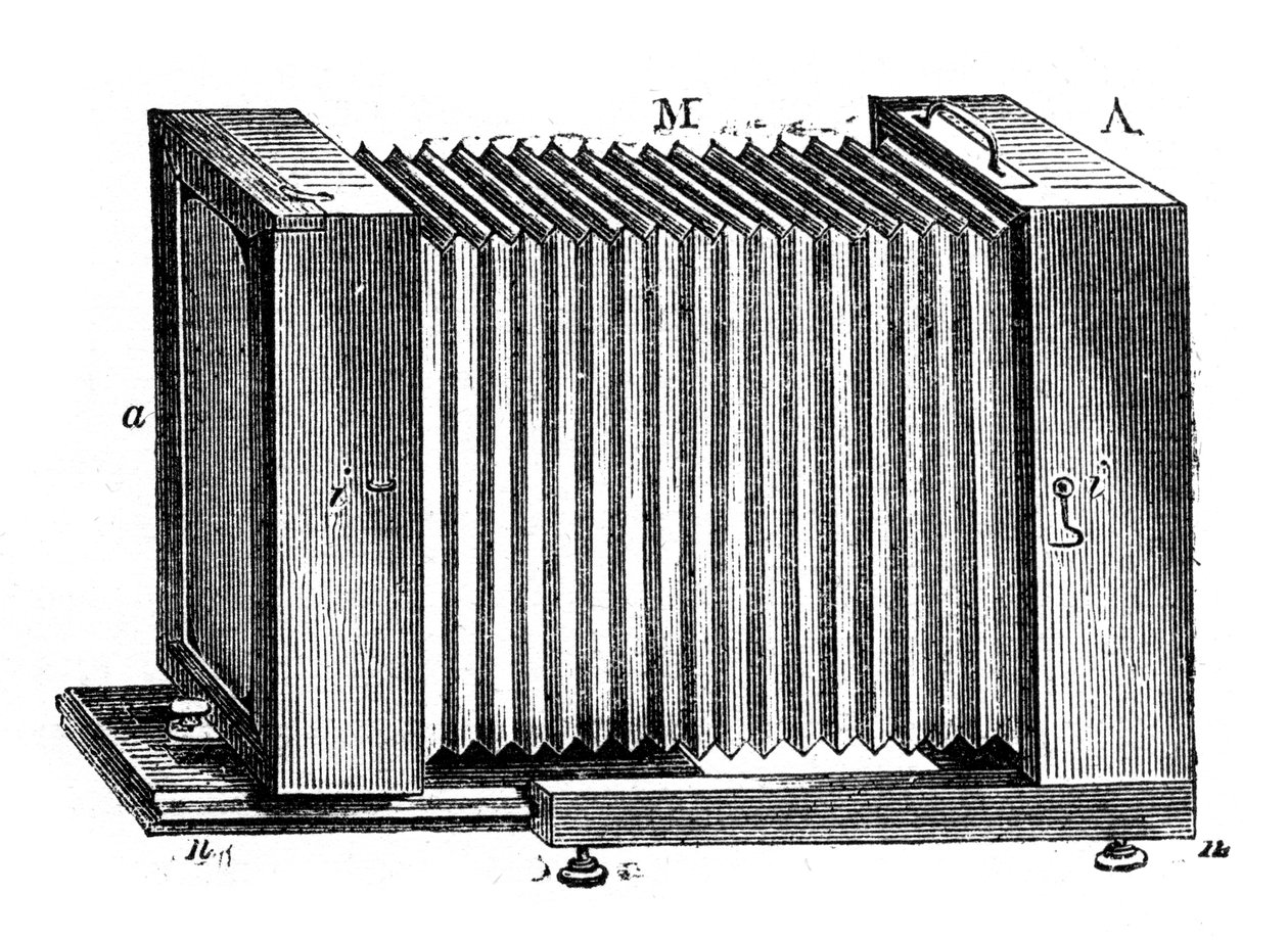 Appareil photo à soufflet, 1866 - Unbekannt