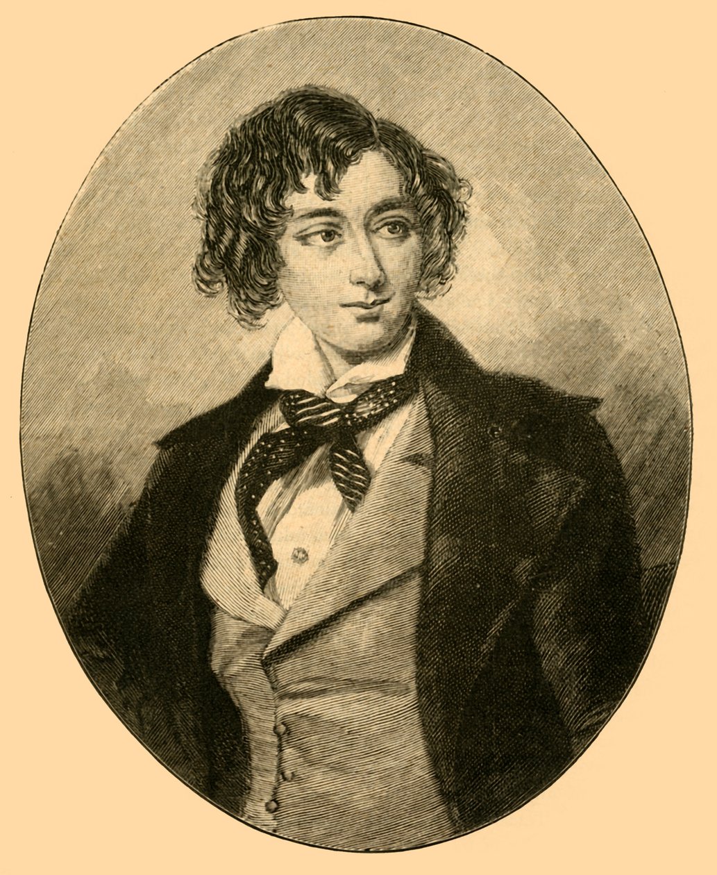 Benjamin Disraeli, homme politique britannique, vers 1840 - Unbekannt