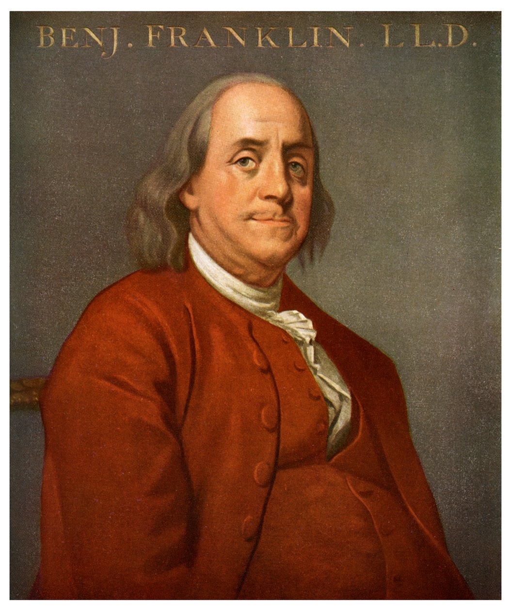 Benjamin Franklin, scientifique et politicien américain, 1782, 1956 - Unbekannt