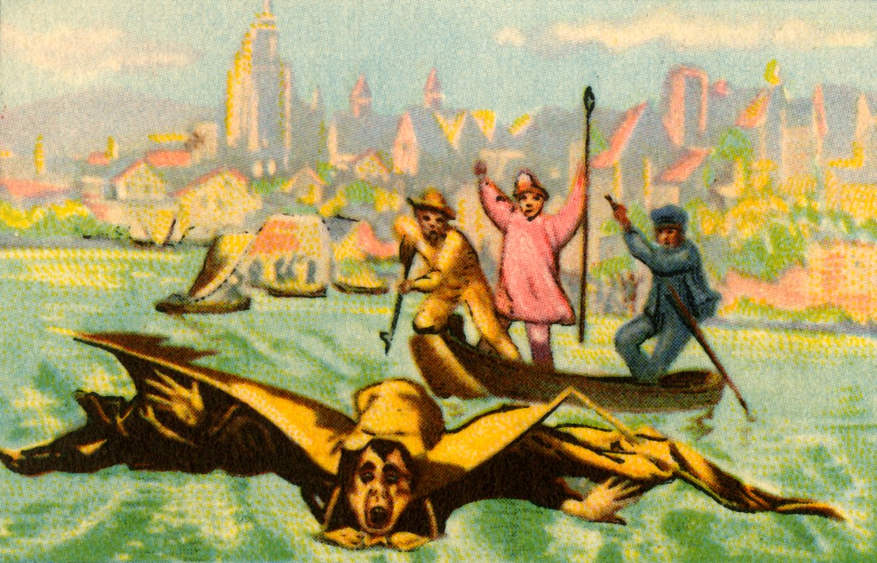 Tentative de Berblinger de traverser le Danube, 1811 - Unbekannt