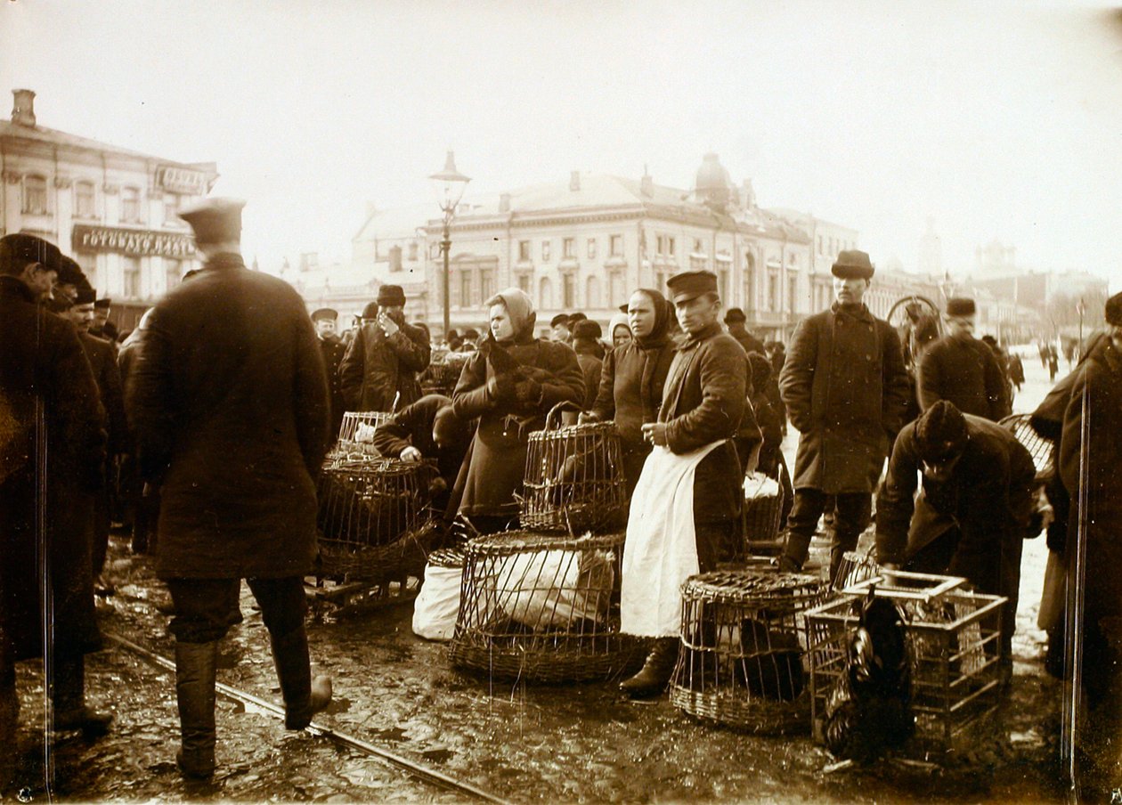 Marché aux oiseaux, place Troubnaya, Moscou, Russie - Unbekannt