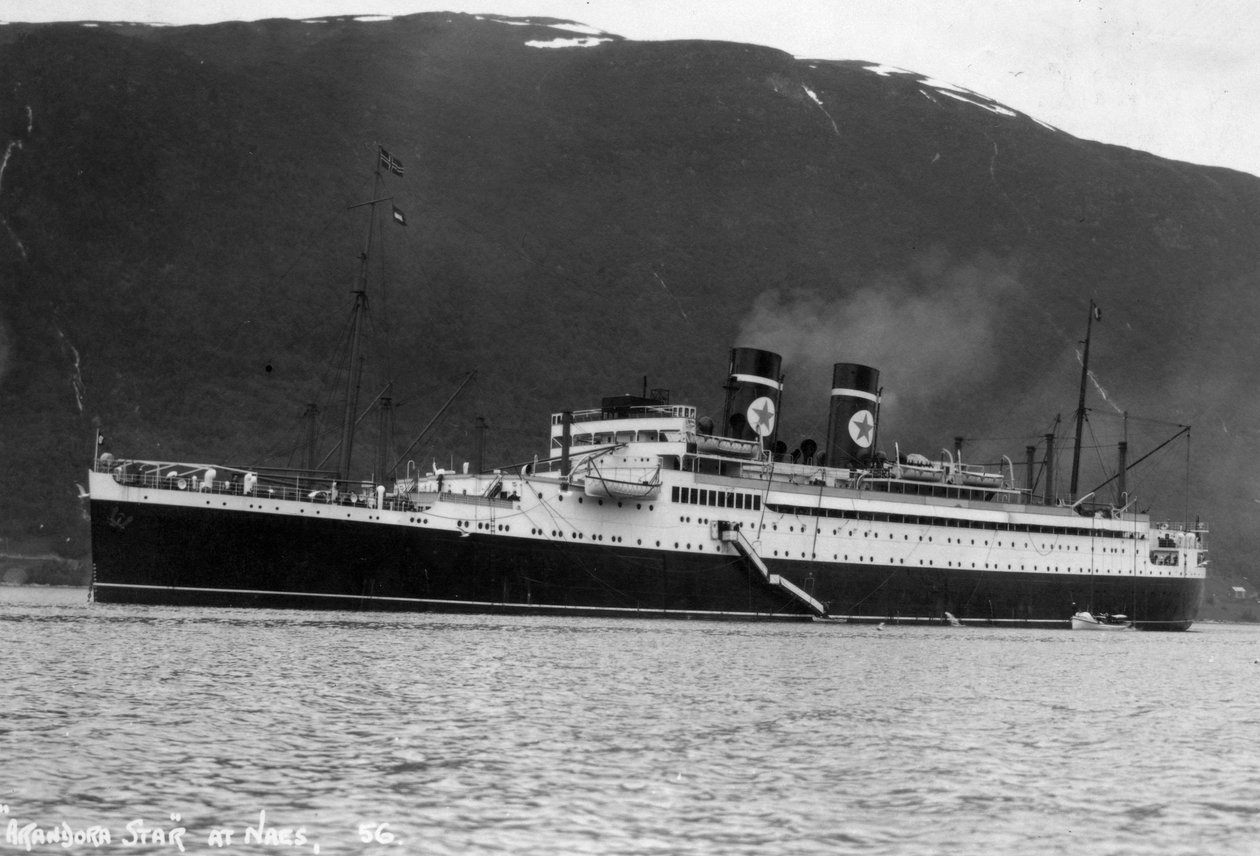 Paquebot Blue Star Line SS Arandora Star, Norvège, c1927-c1939 - Unbekannt