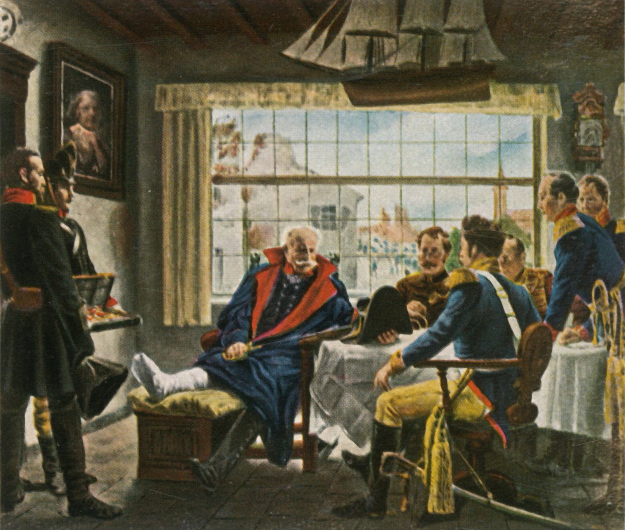 Blücher prend possession des médailles et du chapeau de Napoléon après Waterloo, 18 juin 1815, 1936 - Unbekannt