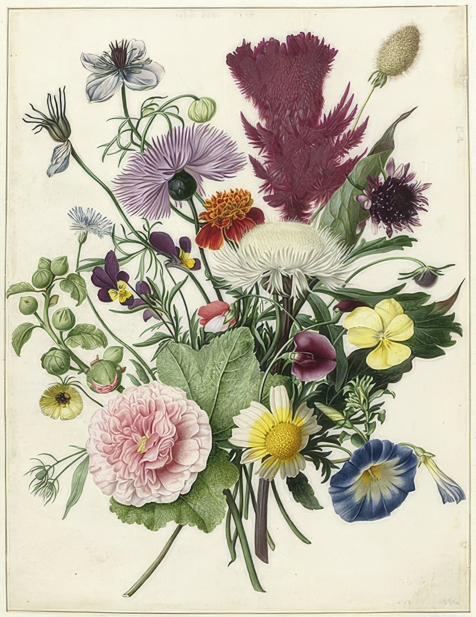 Bouquet de fleurs - Unbekannt
