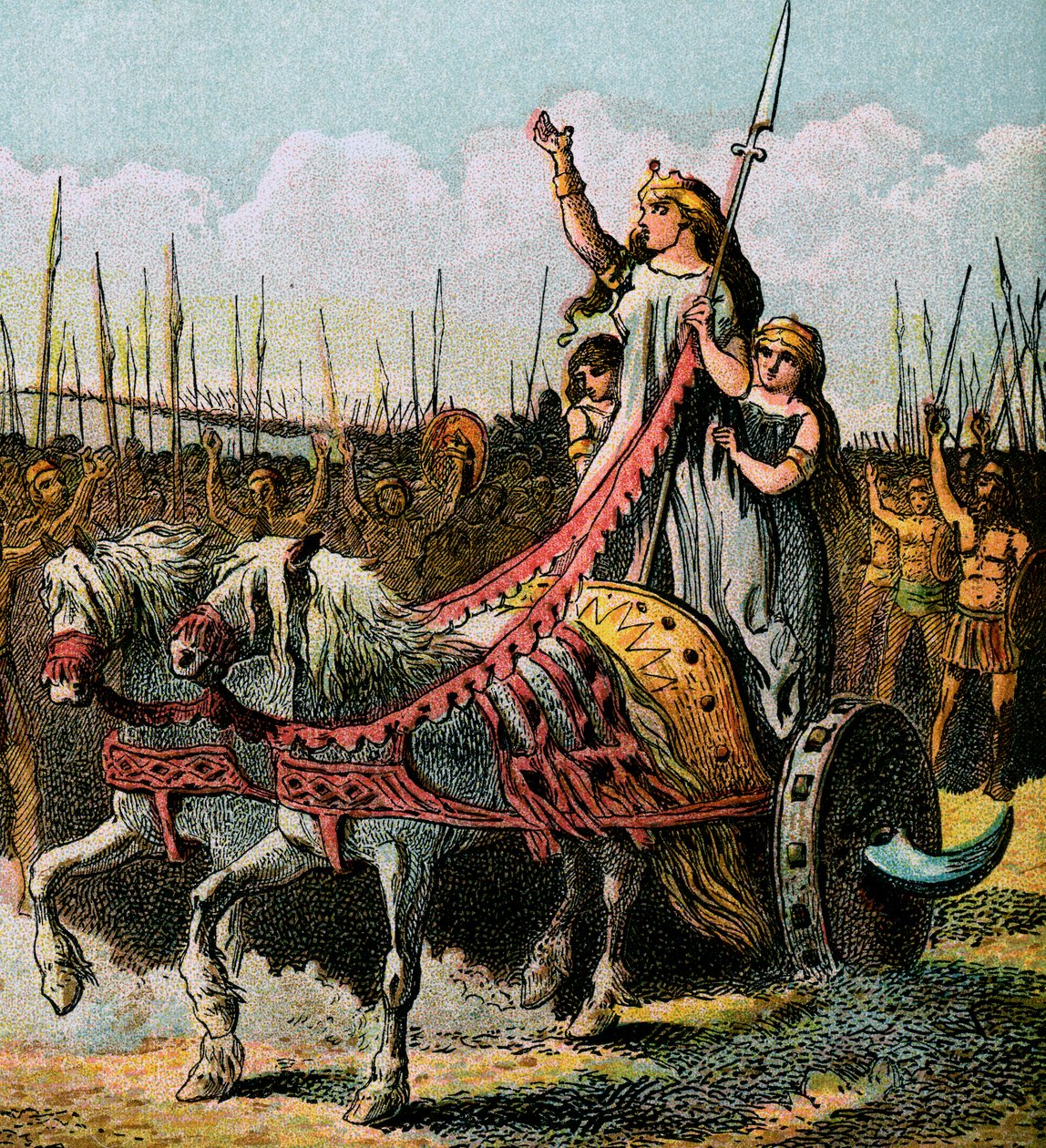Boadicée et son armée, c1850 - Unbekannt