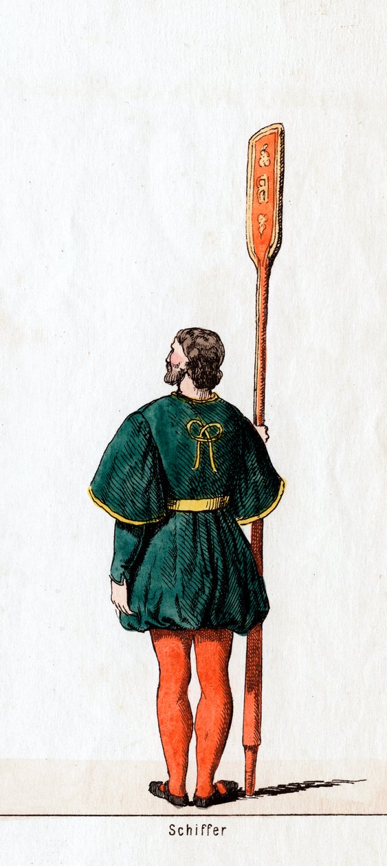 Bateliers, costume pour la pièce de Shakespeare, Henry VIII - Unbekannt
