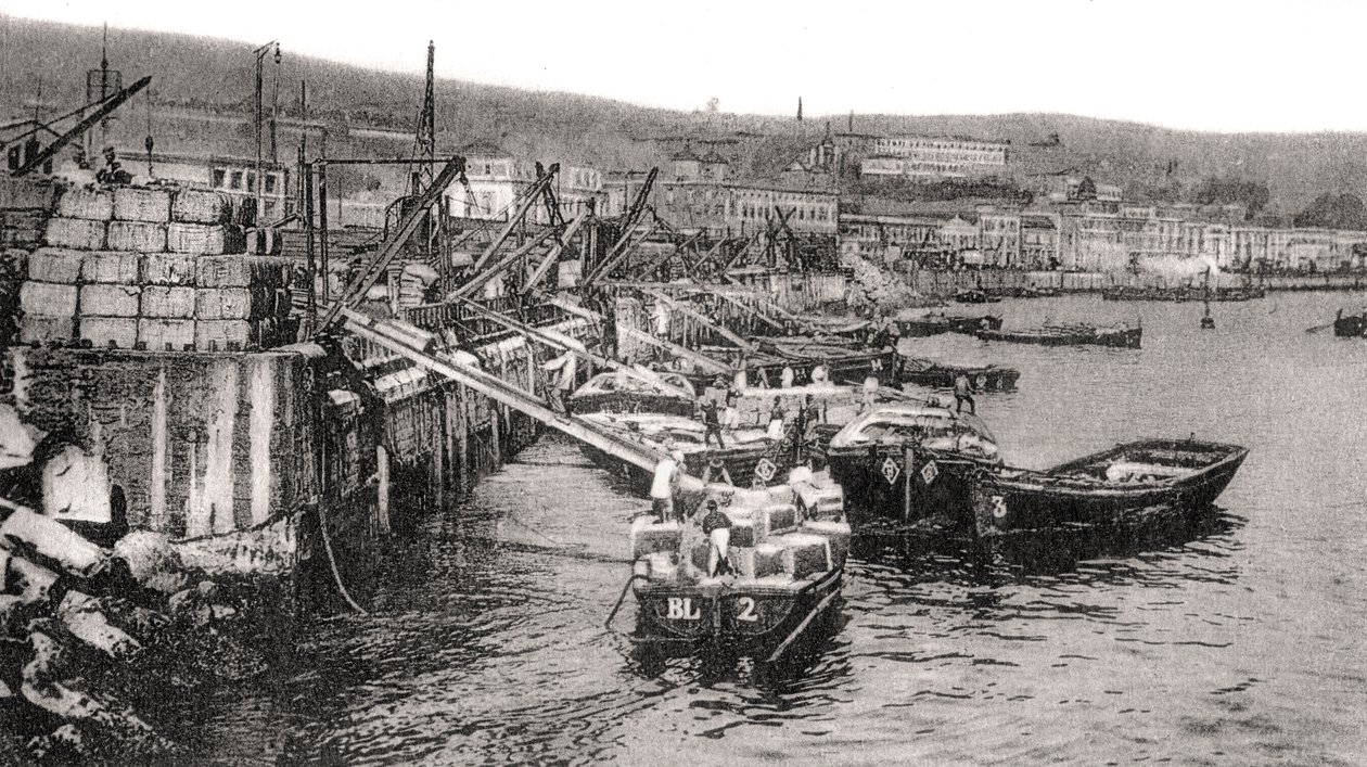 Bateaux sur le fleuve Malecon, Valparaiso, Chili - Unbekannt