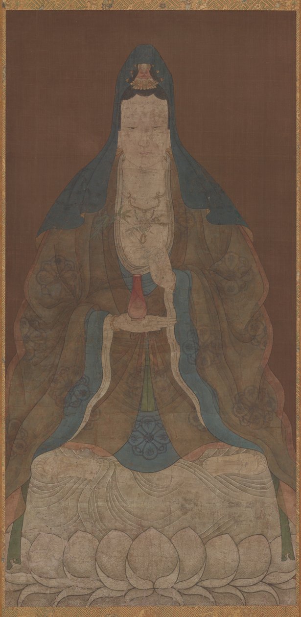 Bodhisattva Avalokiteshvara Guanyin avec vase et branche de saule - Unbekannt