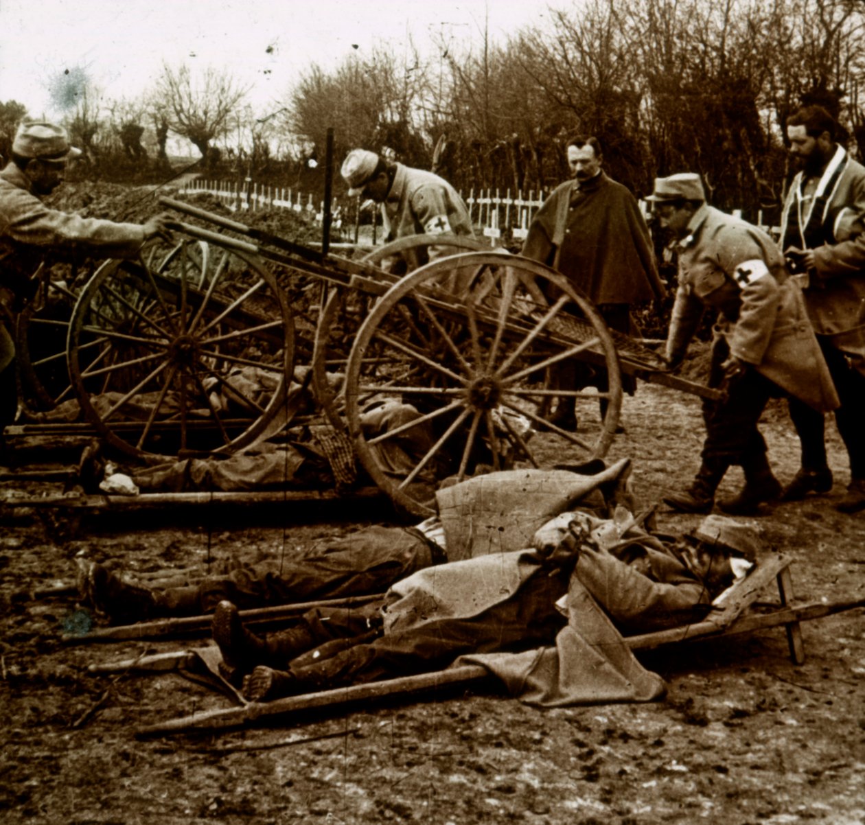 Corps, Villers-au-Bois, nord de la France, vers 1914-1918 - Unbekannt