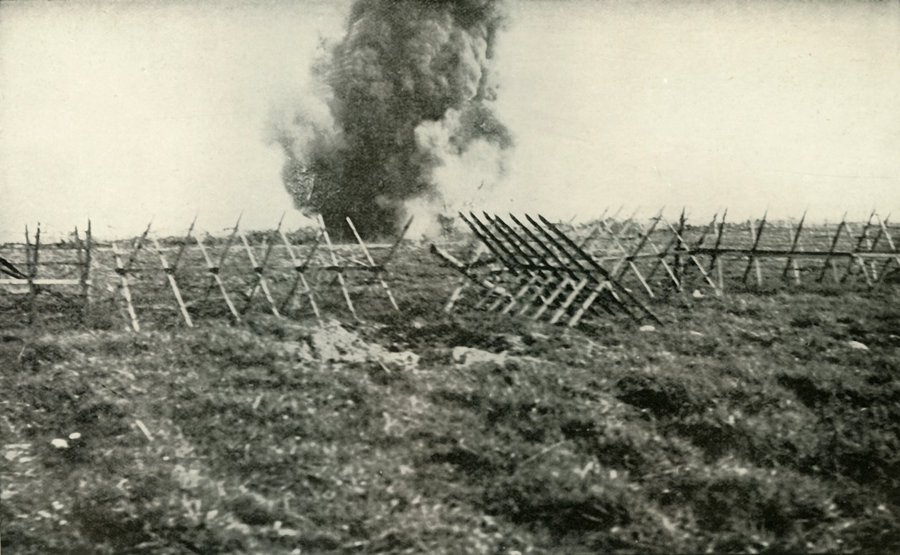 Bombardement des tranchées allemandes - Unbekannt