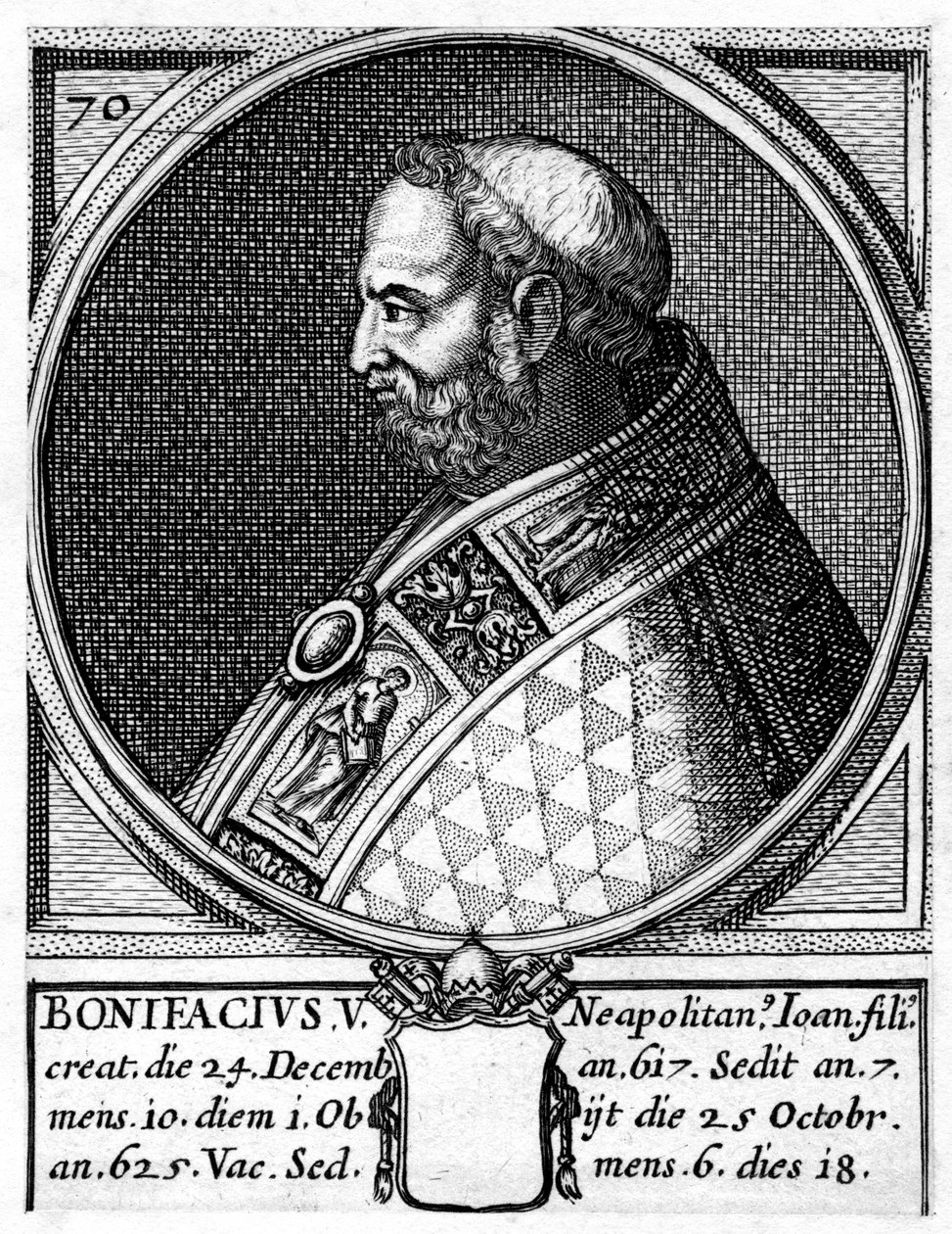 Boniface V, Pape de l