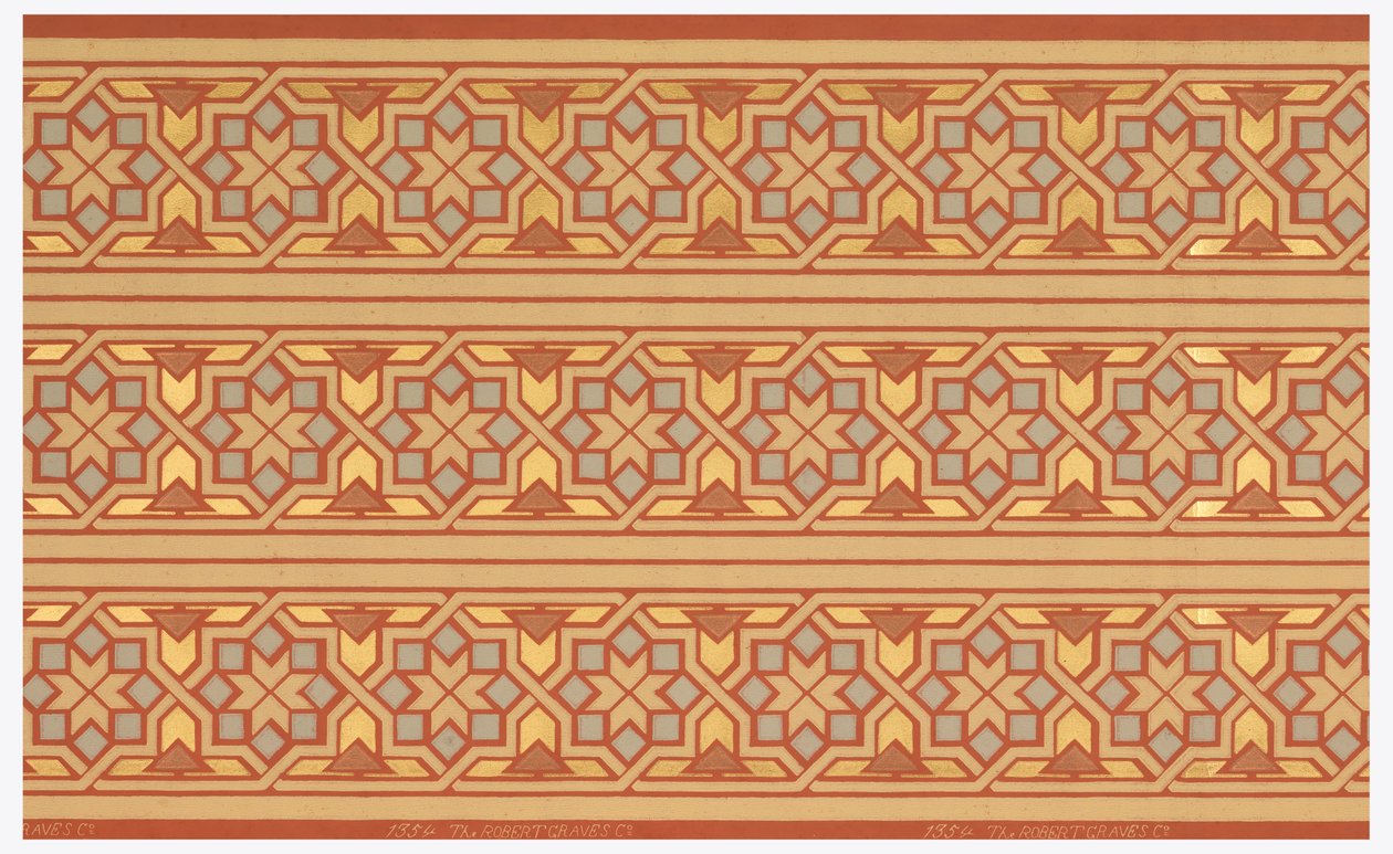 Bordure, mauresque, 1875-1906 - Unbekannt