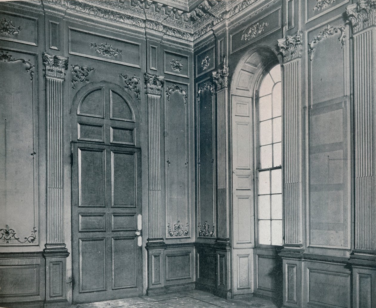 Bradmore House : Salle principale au premier étage, 1916 - Unbekannt
