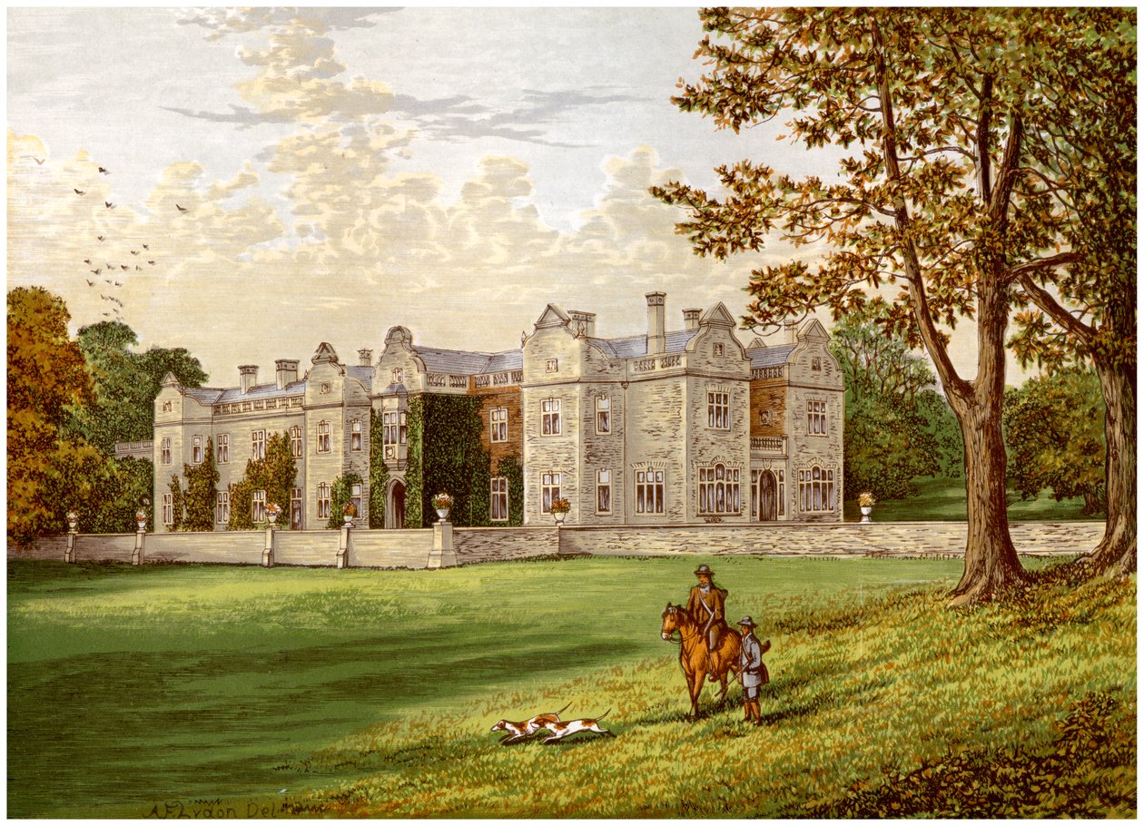 Brantingham Thorpe, Yorkshire, maison de la famille Sykes, vers 1880 - Unbekannt