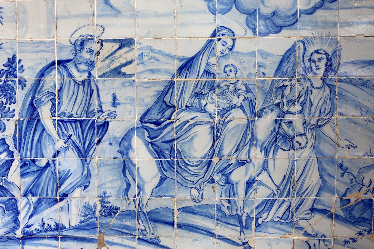 Brésil, Bahia, Salvador : Azulejo dans l