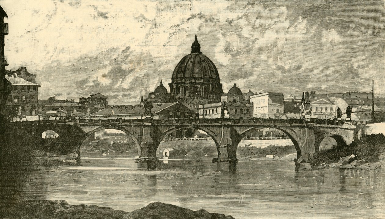 Pont Saint-Ange, Rome, 1890 - Unbekannt