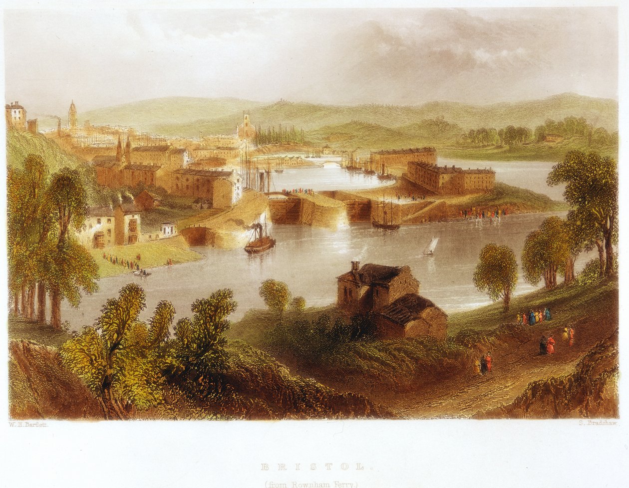 Bristol depuis le ferry de Rownham - Unbekannt