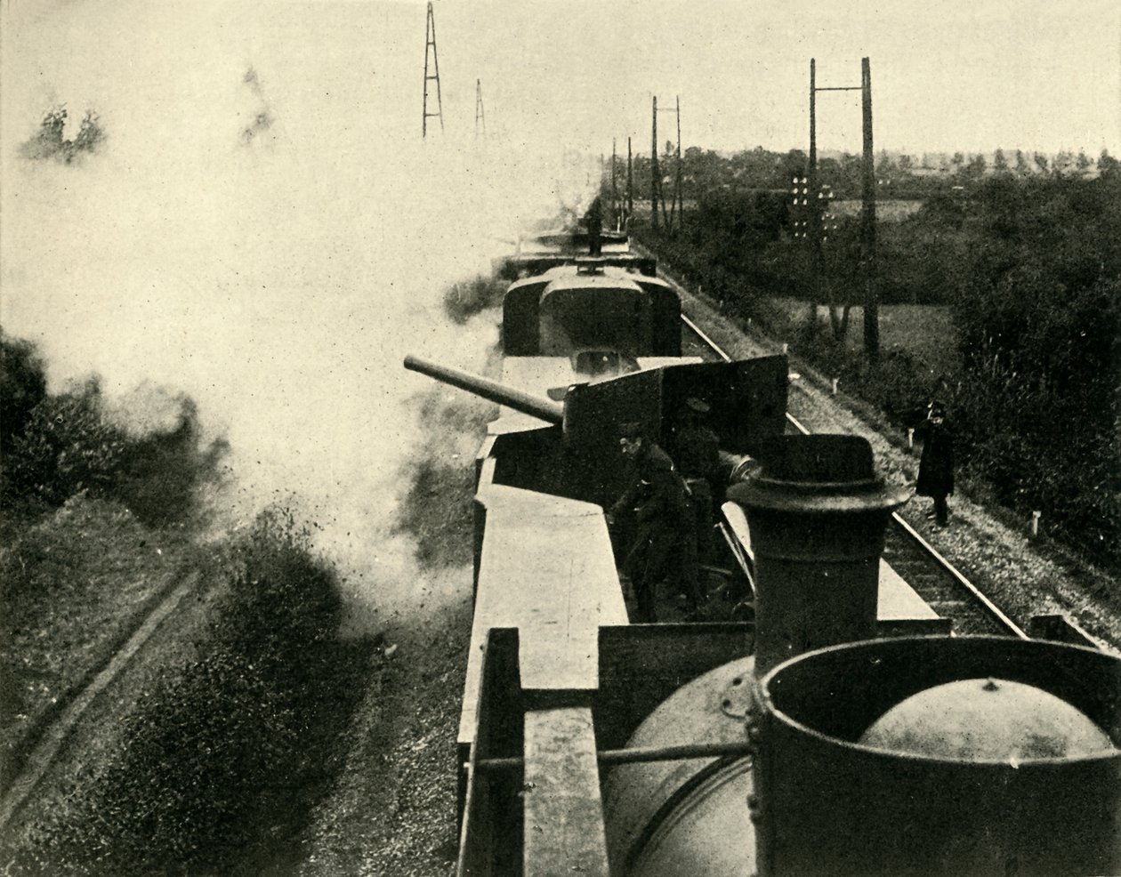 Train blindé de la marine britannique, Première Guerre mondiale, 1914, vers 1920 - Unbekannt