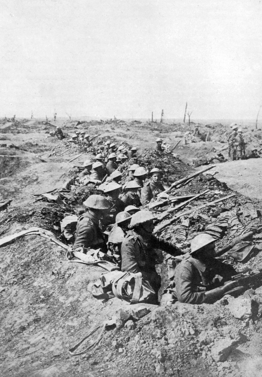 Troupes britanniques sur les hauteurs de la Somme, France, Première Guerre mondiale, 1914-1918, vers 1920 - Unbekannt
