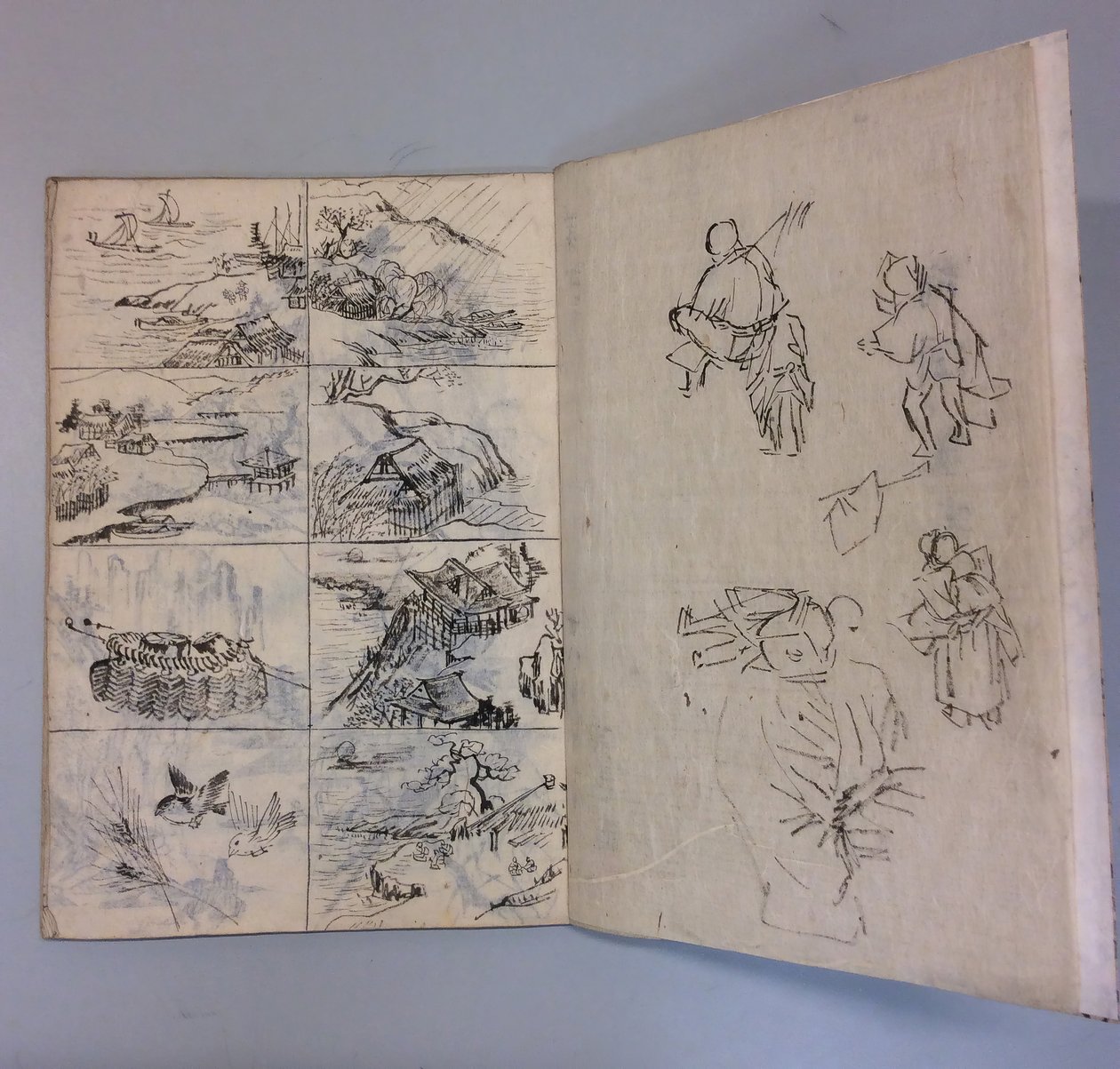 Dessins au pinceau et à l