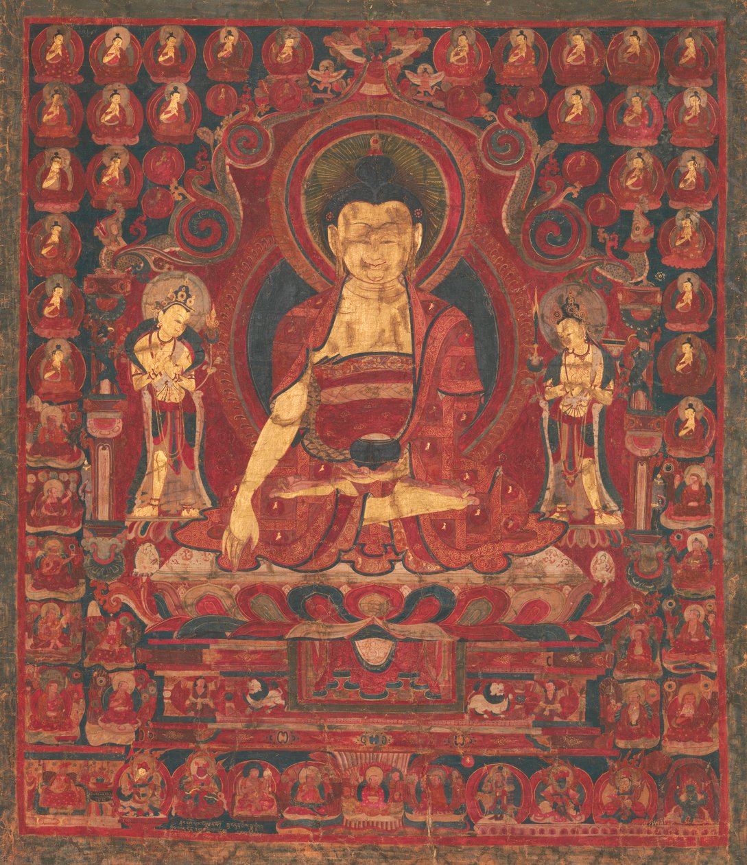 Bouddha Shakyamuni en tant que Seigneur des Munis, milieu du 17ème siècle - Unbekannt