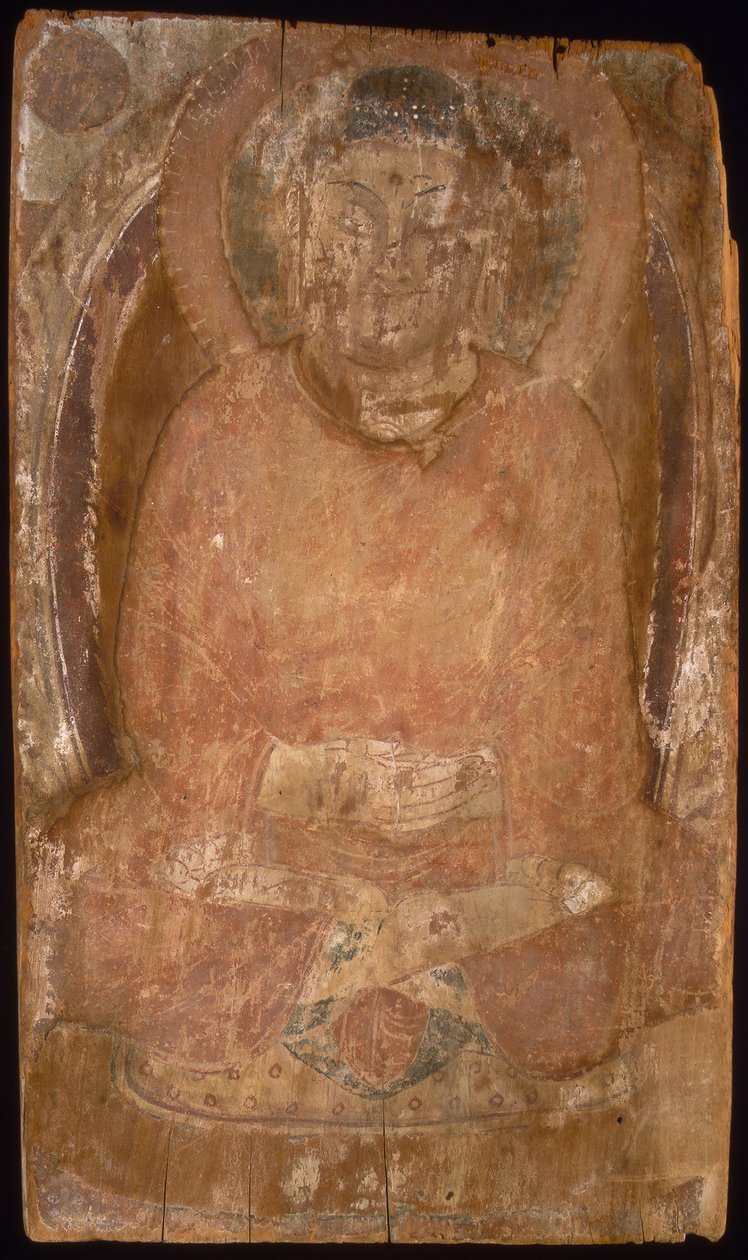 Bouddha avec une auréole et un corps enflammé Mandorla - Unbekannt
